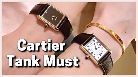 cartier tank movement|cartier tank small vs large.